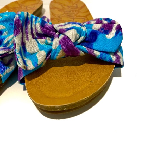 Blowfish Ginah Turq Dye Pop Slide Sandals - NWT - Picture 8 of 16